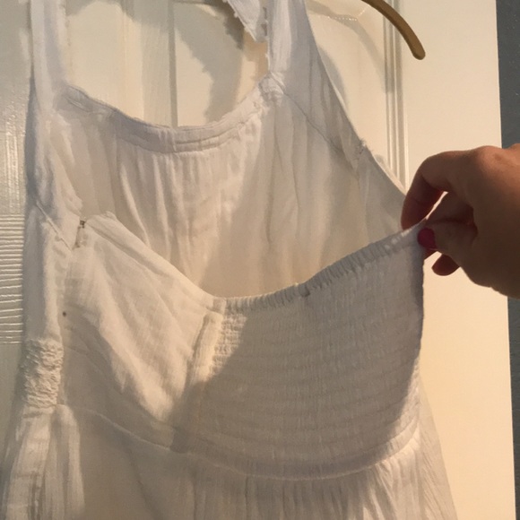 Anthropologie Maeve Ivory Halter Dress. Size 8 - Picture 5 of 9